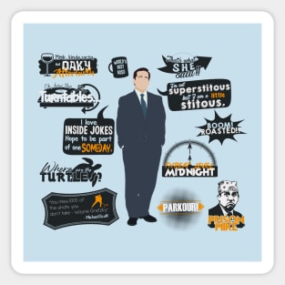 Michael Scott Quotes Sticker